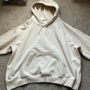 H&M cream hoodie